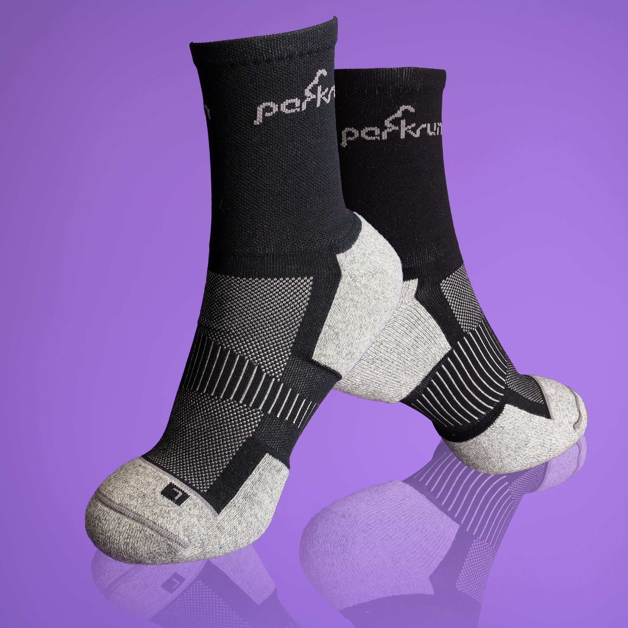 Half Crew Socks - Black