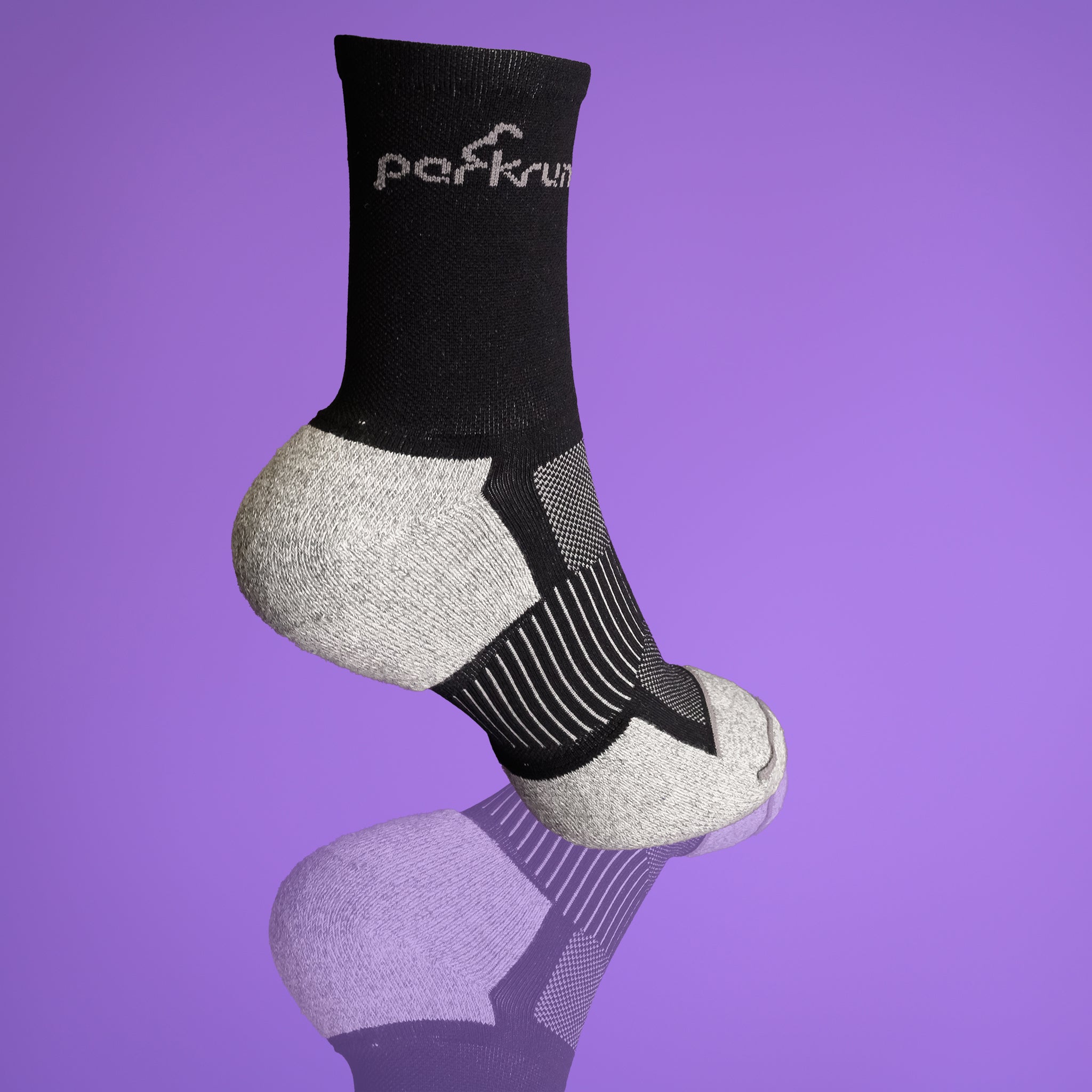 Half Crew Socks - Black