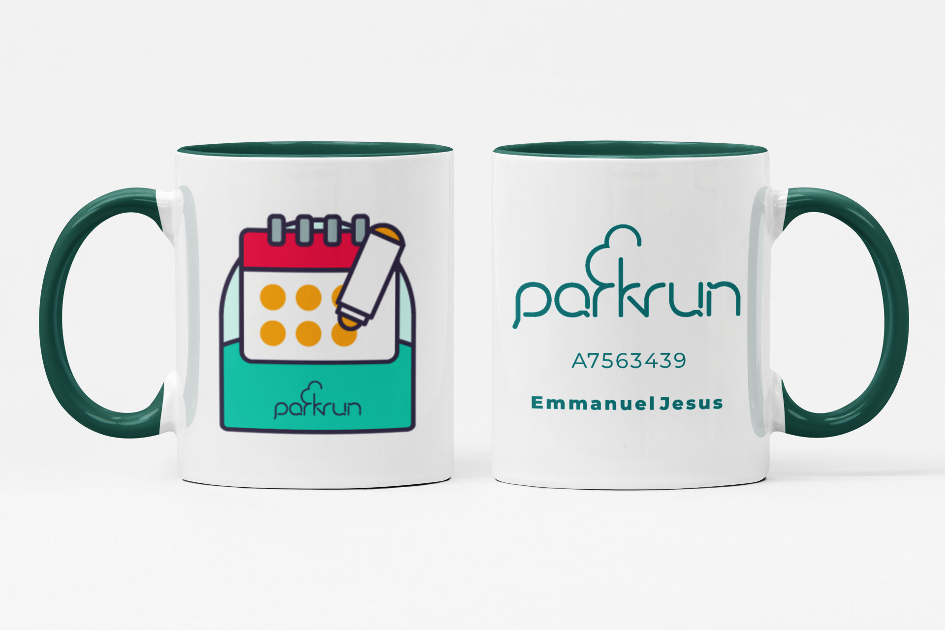 parkrun Date Bingo Challenges Mug