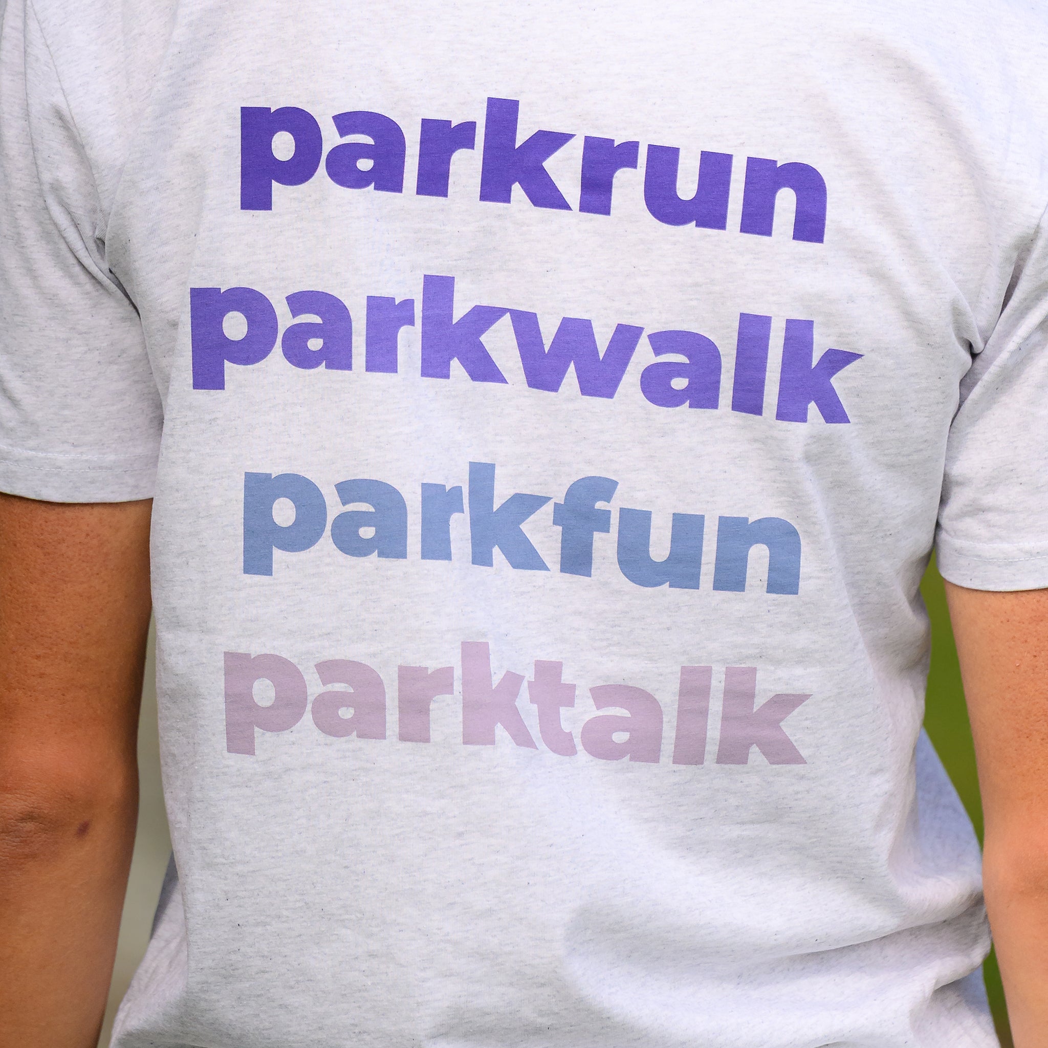 Men's parkrun parkwalk parkfun parktalk - Cotton T-Shirt