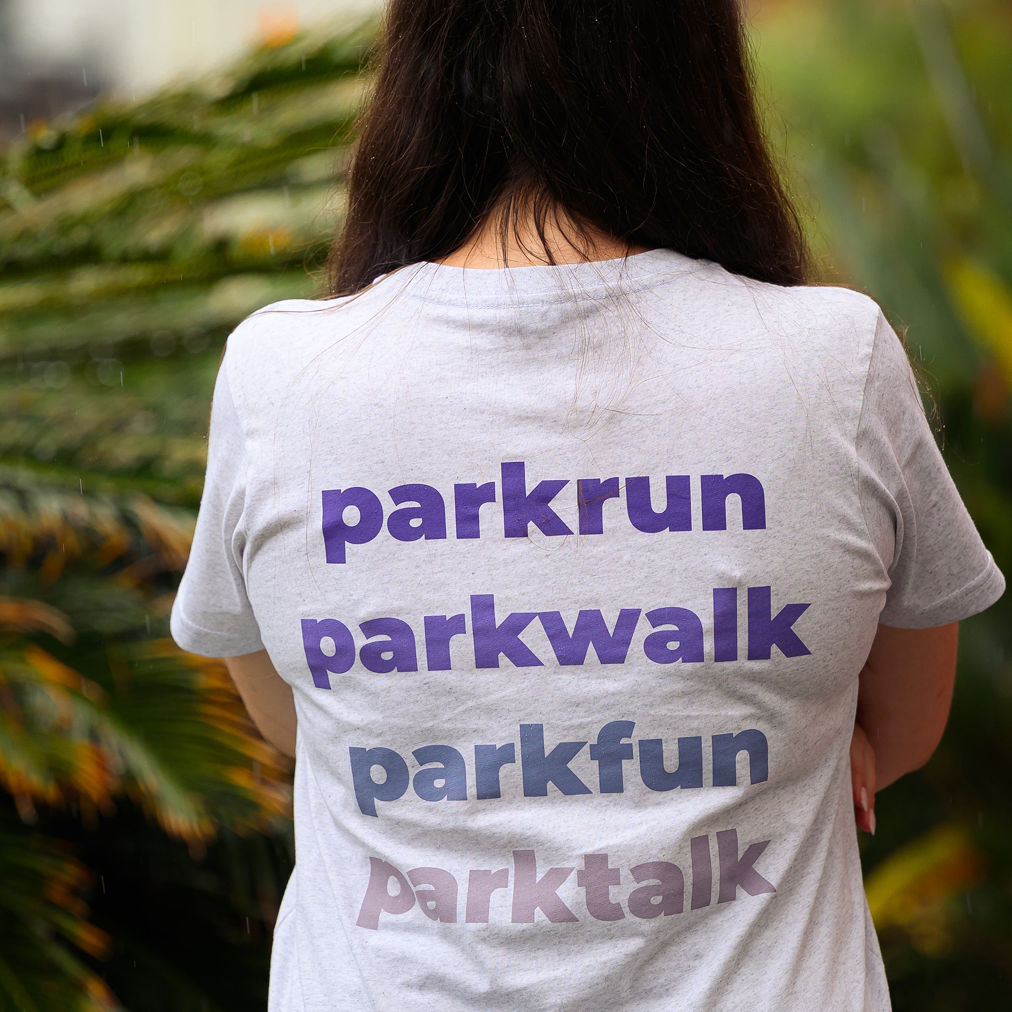 Women's parkrun parkwalk parkfun parktalk - Cotton T-Shirt