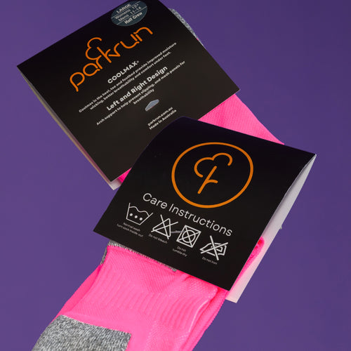Half Crew Socks - Pink