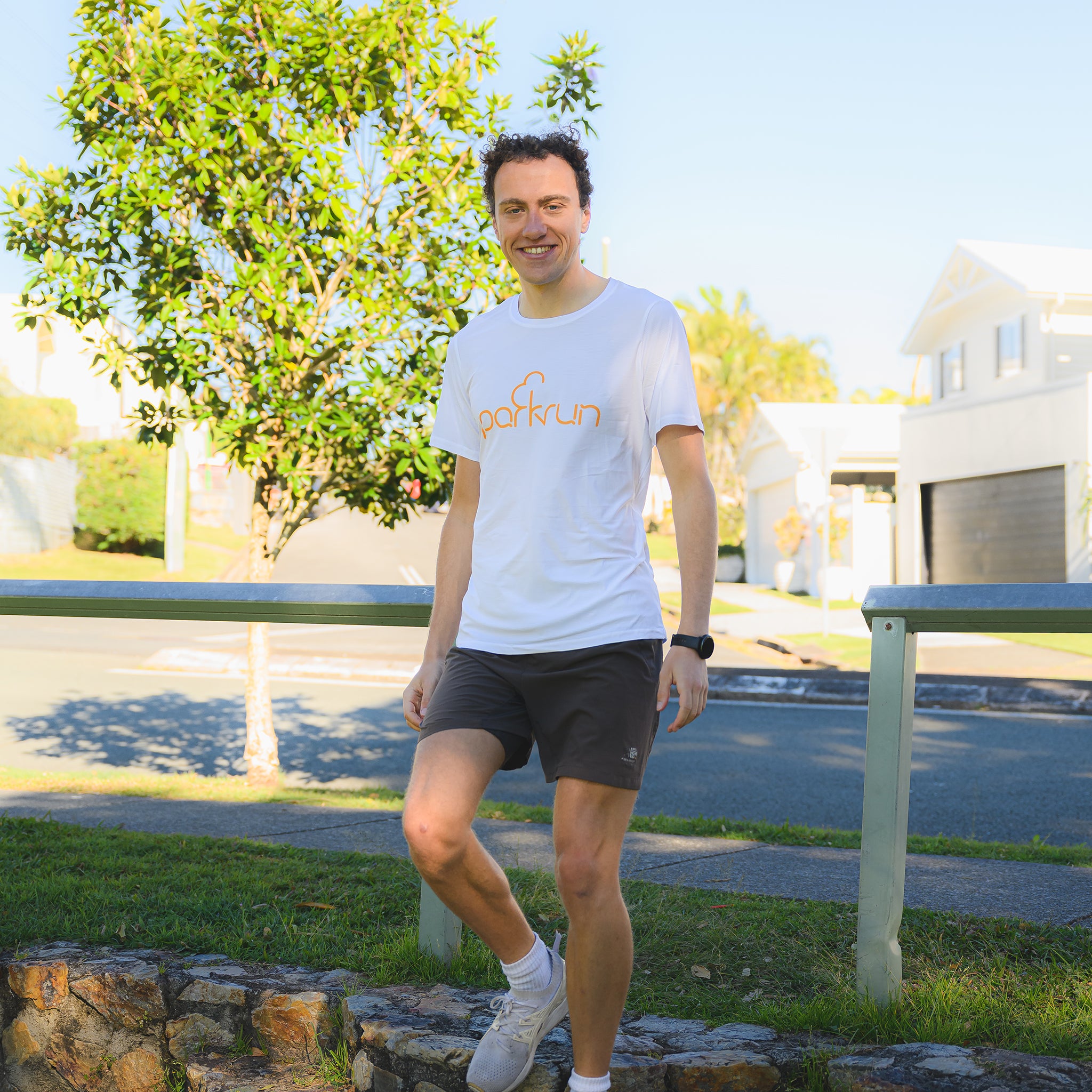 parkrun Men's T-Shirt - White