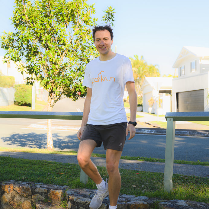 parkrun Men's T-Shirt - White