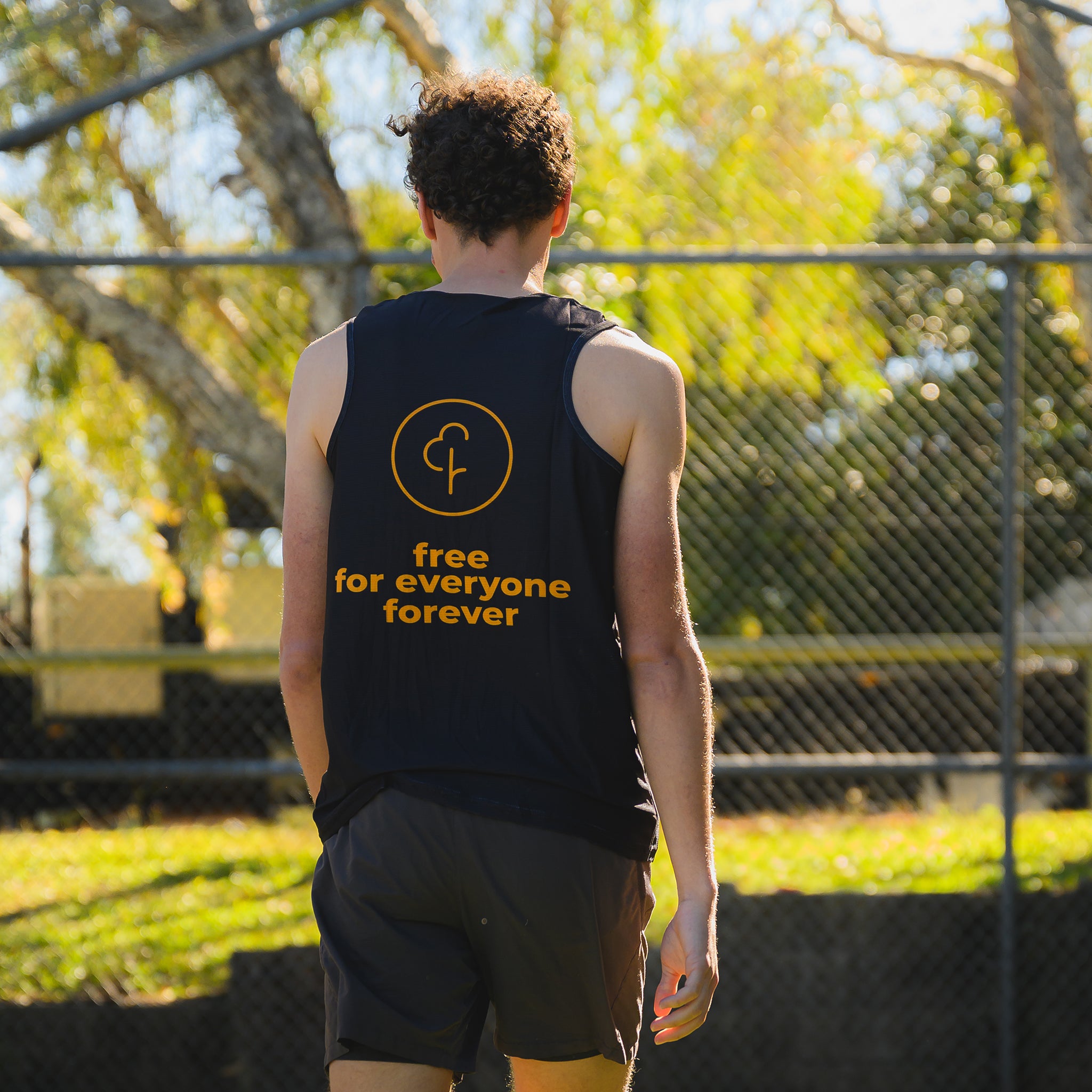 parkrun Men's Singlet - Black