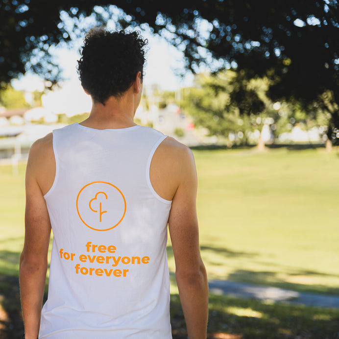 parkrun Men's Singlet - White