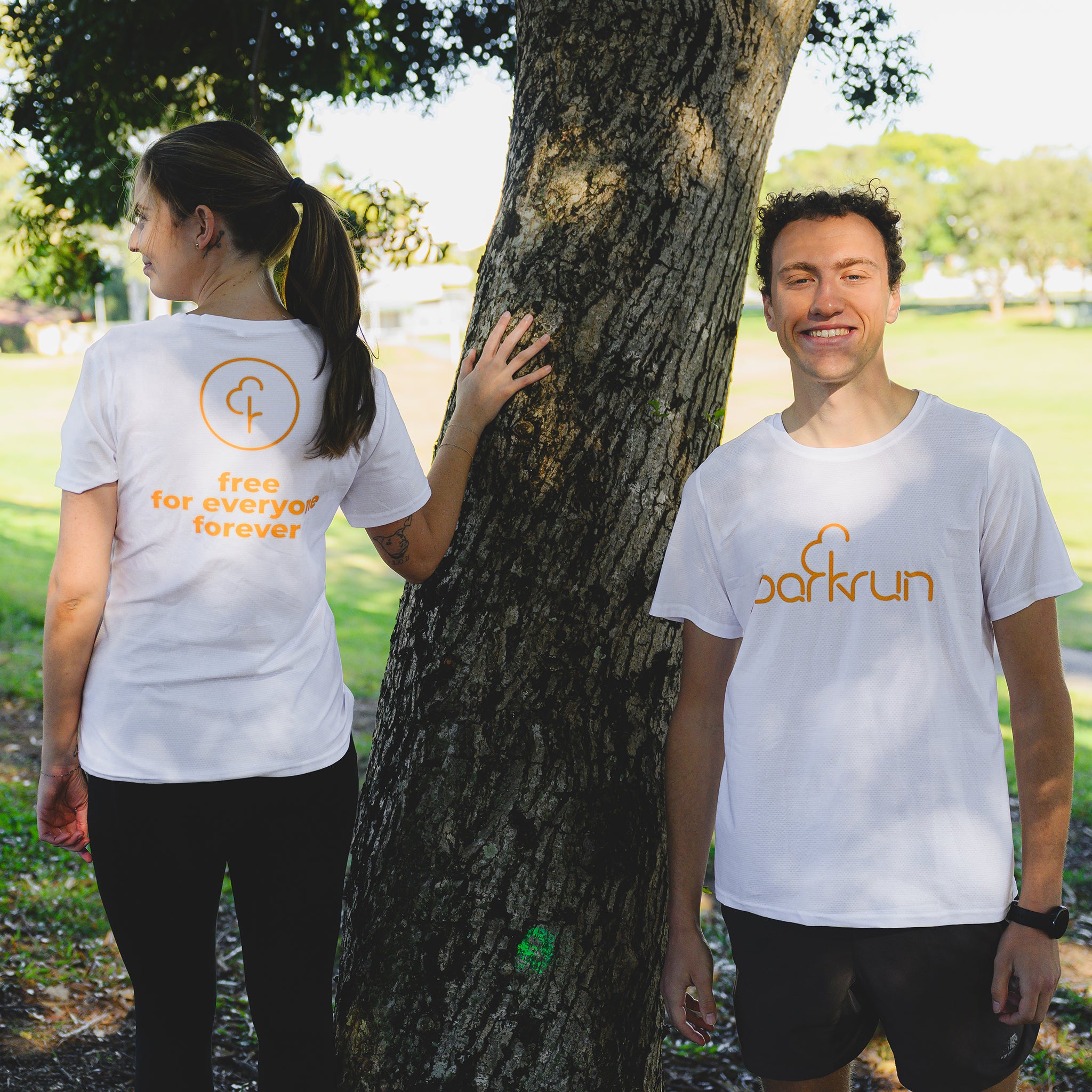 parkrun Men's T-Shirt - White