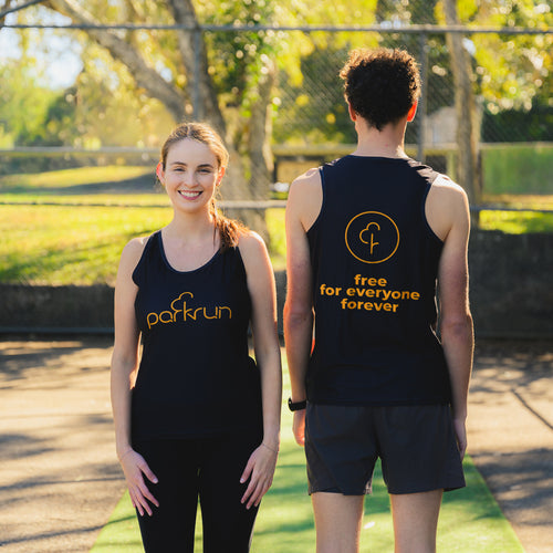 parkrun Women's Singlet - Black