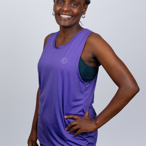 parkrun Milestone Women's Singlet 25 - Purple