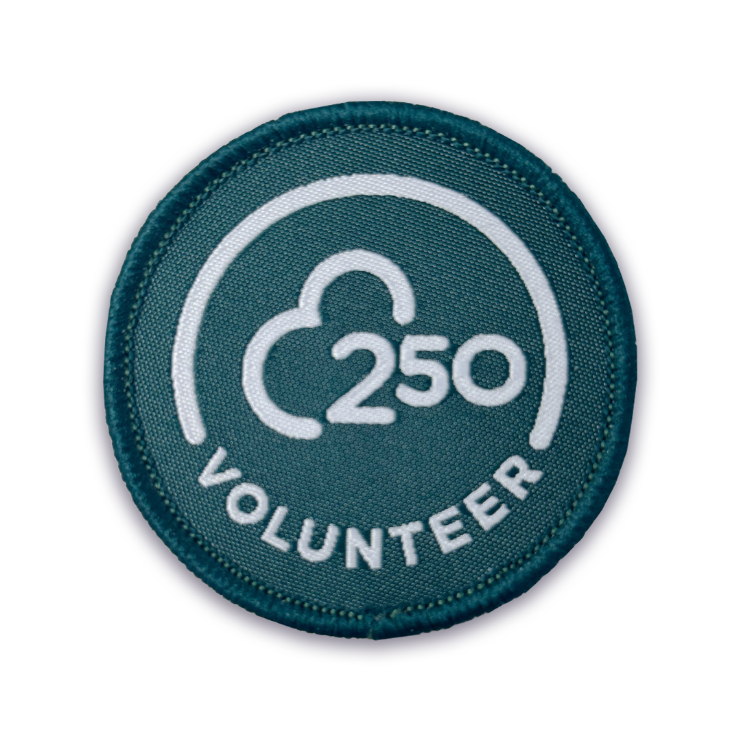 Volunteer 250 Milestone Woven Patch