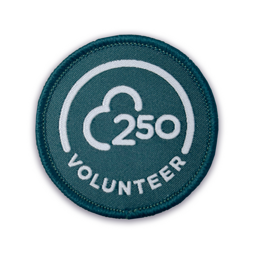Volunteer 250 Milestone Woven Patch