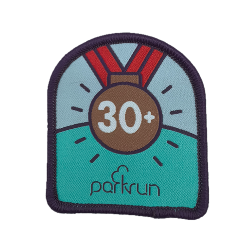 parkrun CHALLENGES parkrun Obsessive 30 Woven Patch