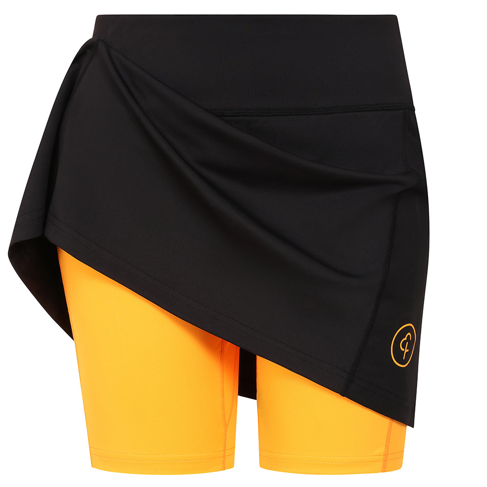 parkrun Apricot Women's Skort - Black/Apricot