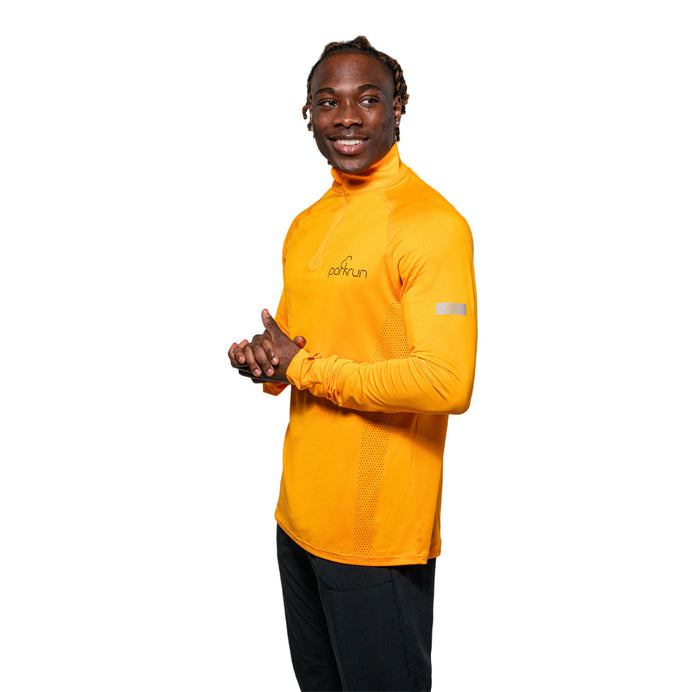 parkrun Men's 1/4 Zip Top