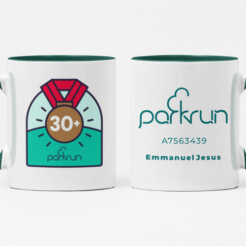 parkrun obsessive 30 Challenges Mug