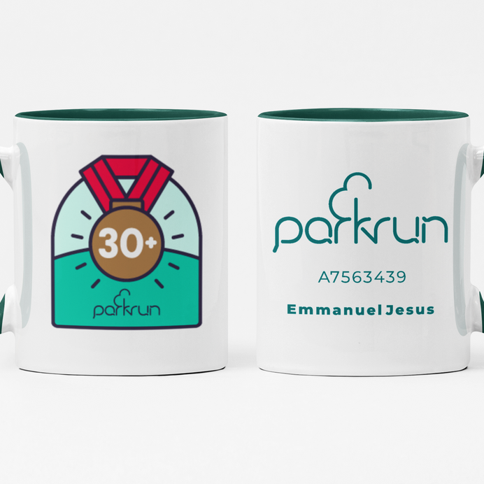 parkrun obsessive 30 Challenges Mug