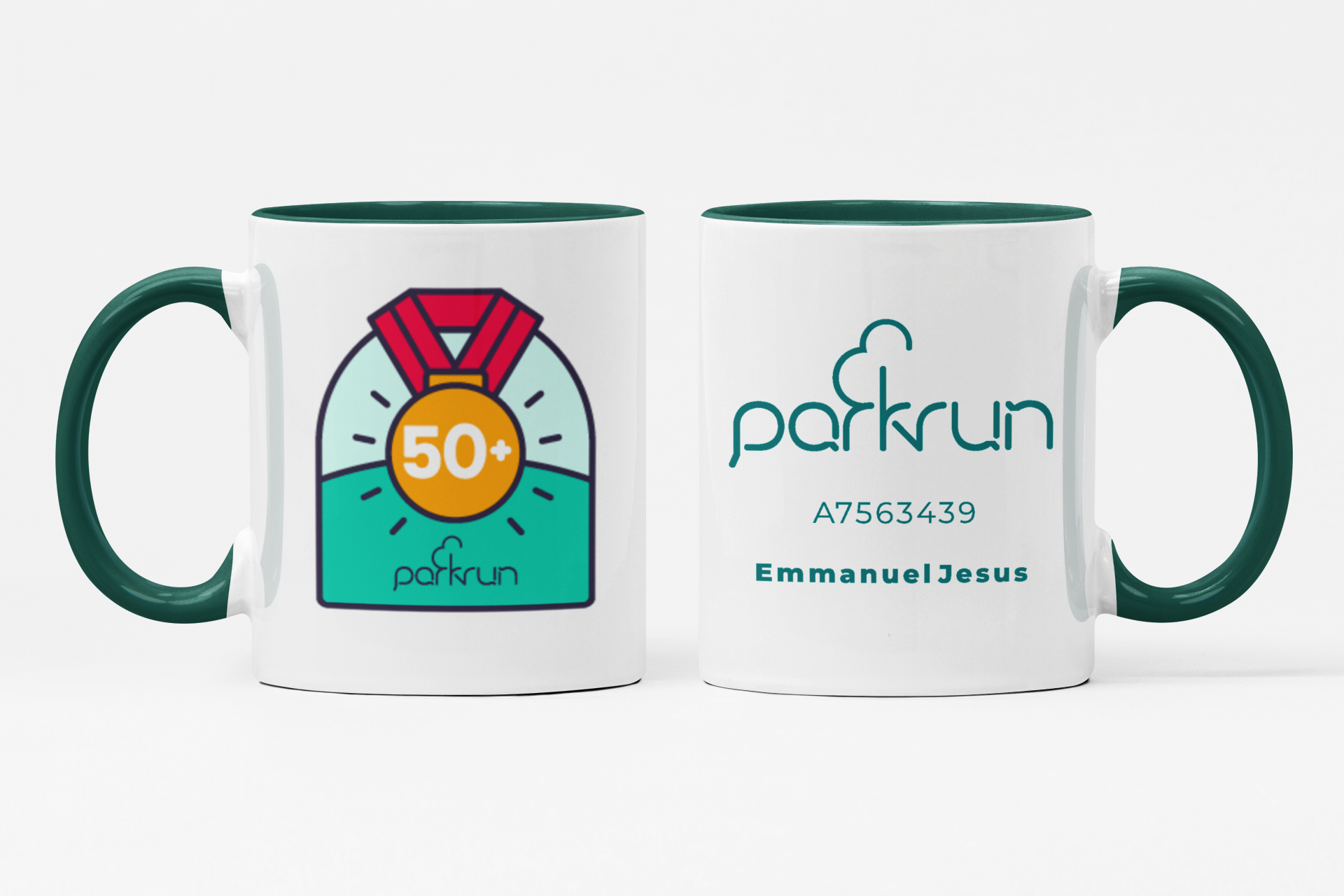 parkrun obsessive 50 Challenges Mug