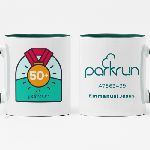 parkrun obsessive 50 Challenges Mug