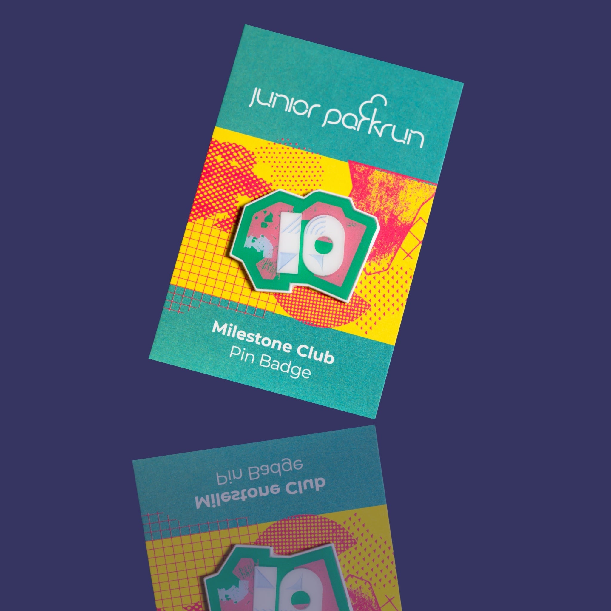 junior parkrun Milestone 10 Pin Badge