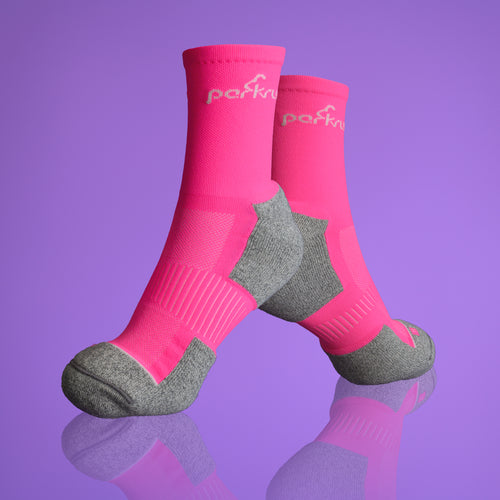 Half Crew Socks - Pink