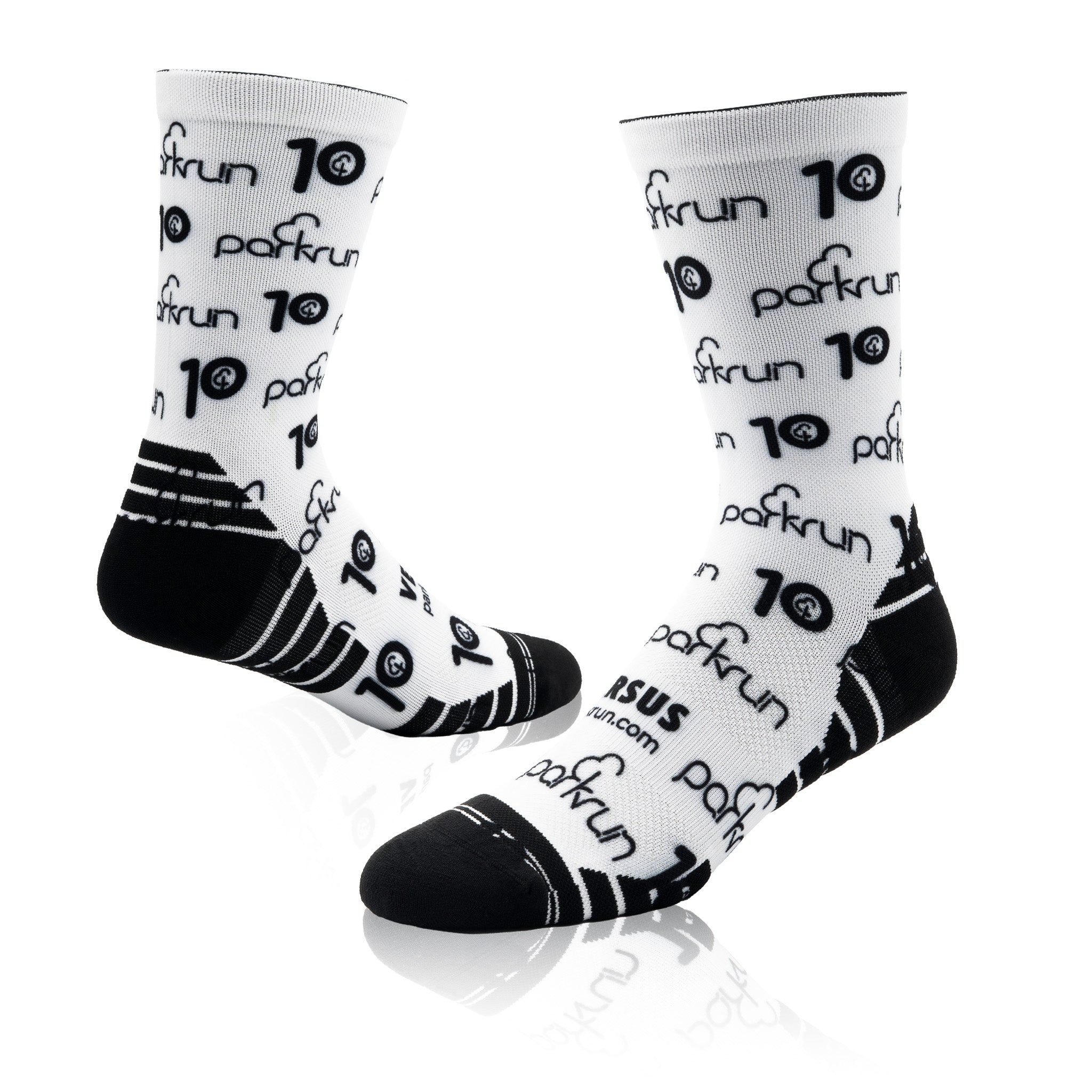 parkrun Milestone 10 Walk/Run Socks
