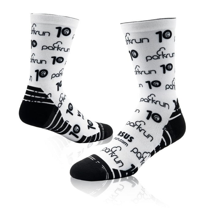 parkrun Milestone 10 Walk/Run Socks