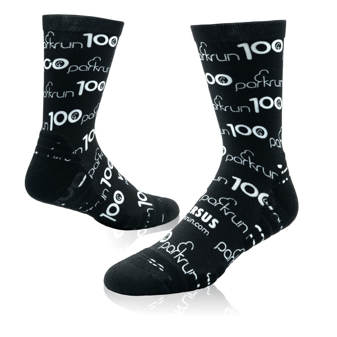 parkrun Milestone 100 Walk/Run Socks