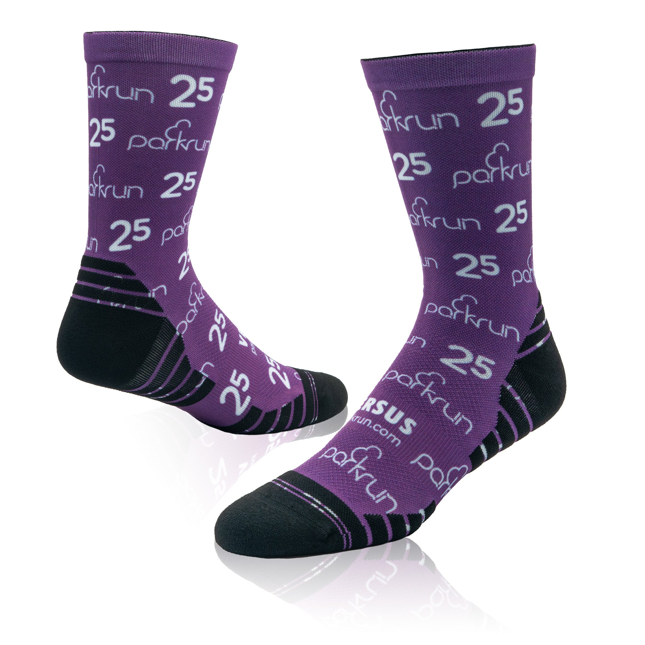 parkrun Milestone 25 Walk/Run Socks