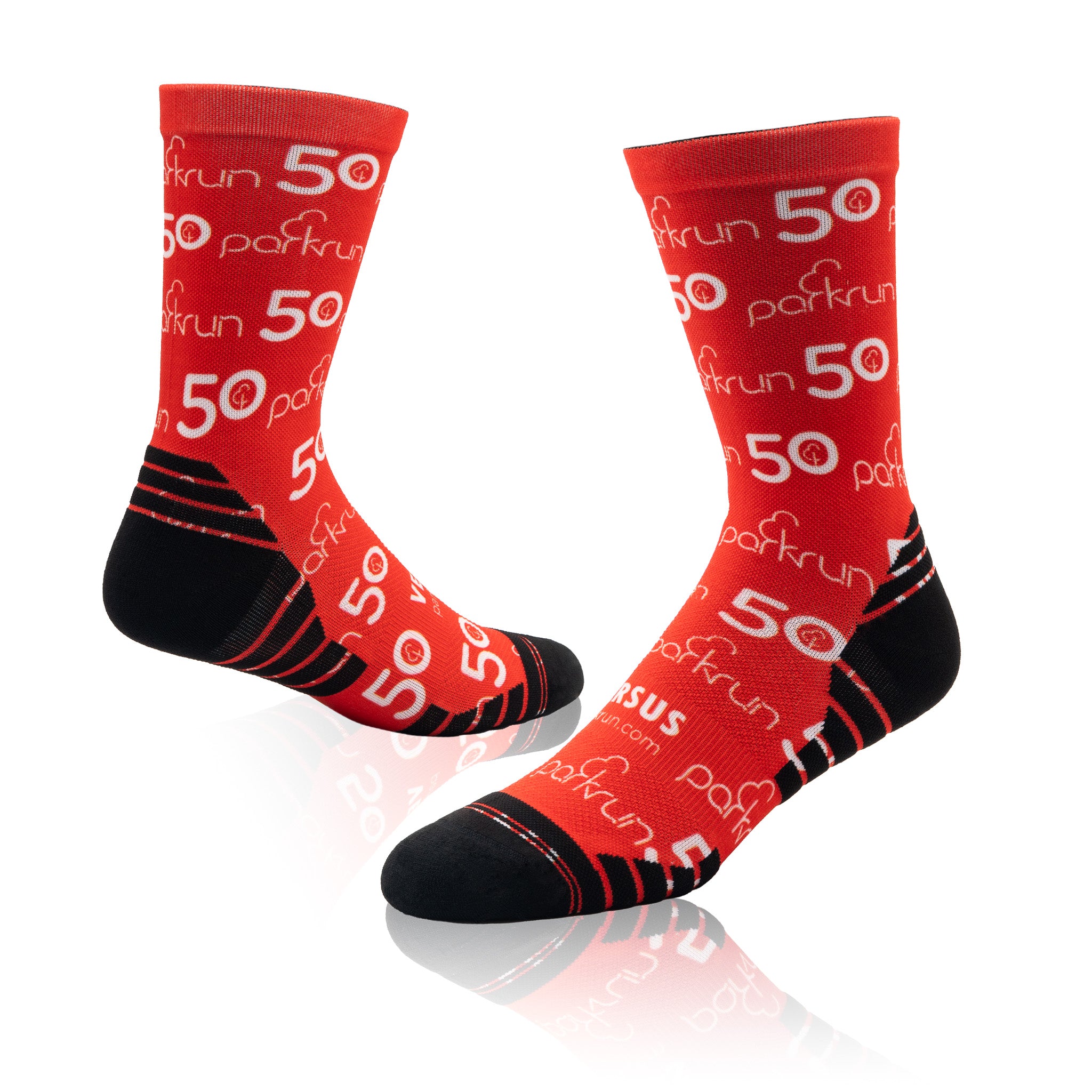 parkrun Milestone 50 Walk/Run Socks