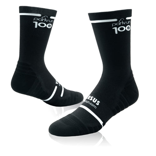 parkrun Milestone 100 Walk/Run Socks