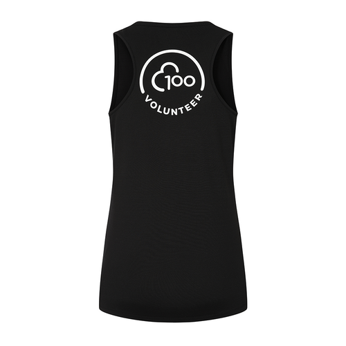 parkrun Milestone Women's Volunteer Singlet 100