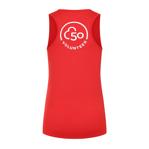 parkrun Milestone Women's Volunteer Singlet 50