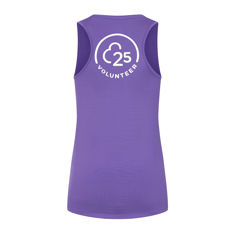 parkrun Milestone Women's Volunteer Singlet 25