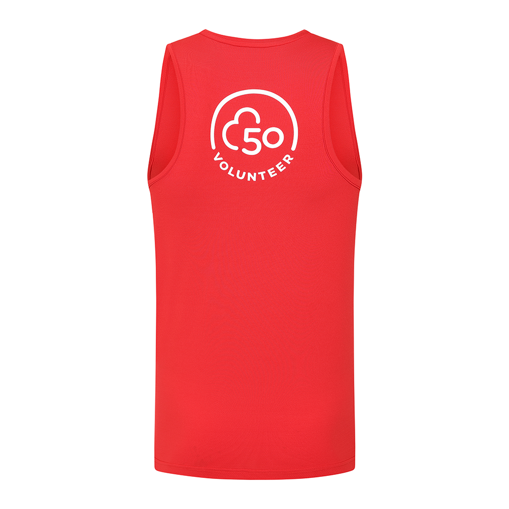 parkrun Milestone Men's Volunteer Singlet 50