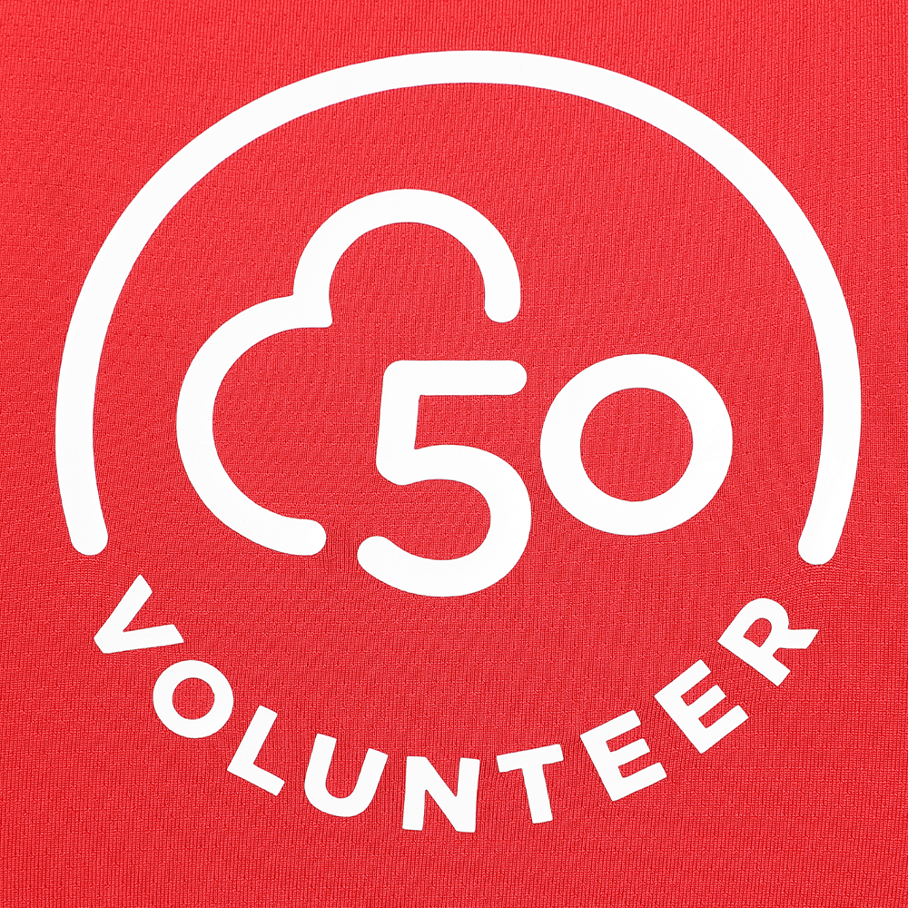 parkrun Milestone Men's Volunteer Singlet 50