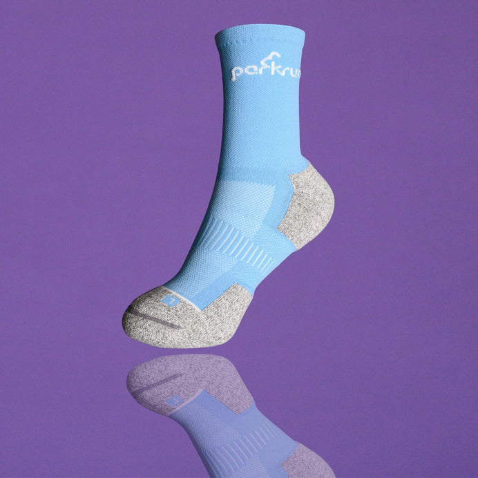 Half Crew Socks - Sky Blue
