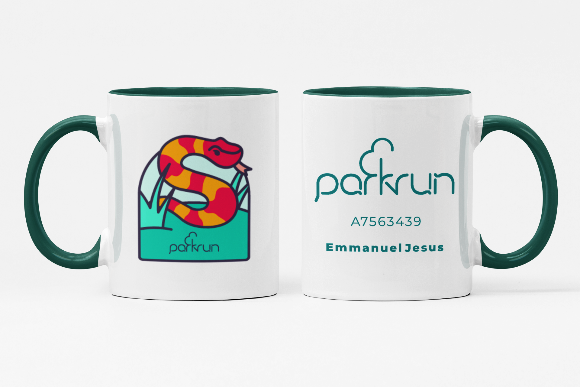 parkrun Snakes Challenges Mug