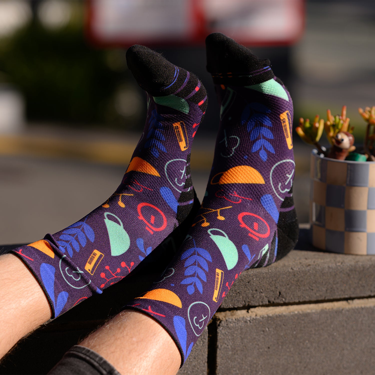 Crew Length parkrun Patterned Socks