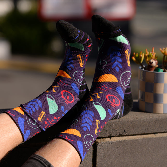 Crew Length parkrun Patterned Socks