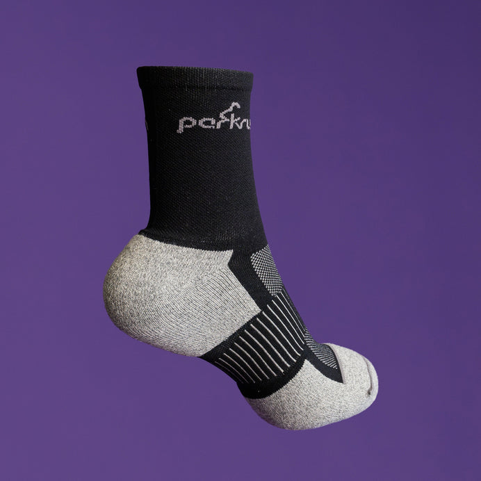 Half Crew Socks - Black