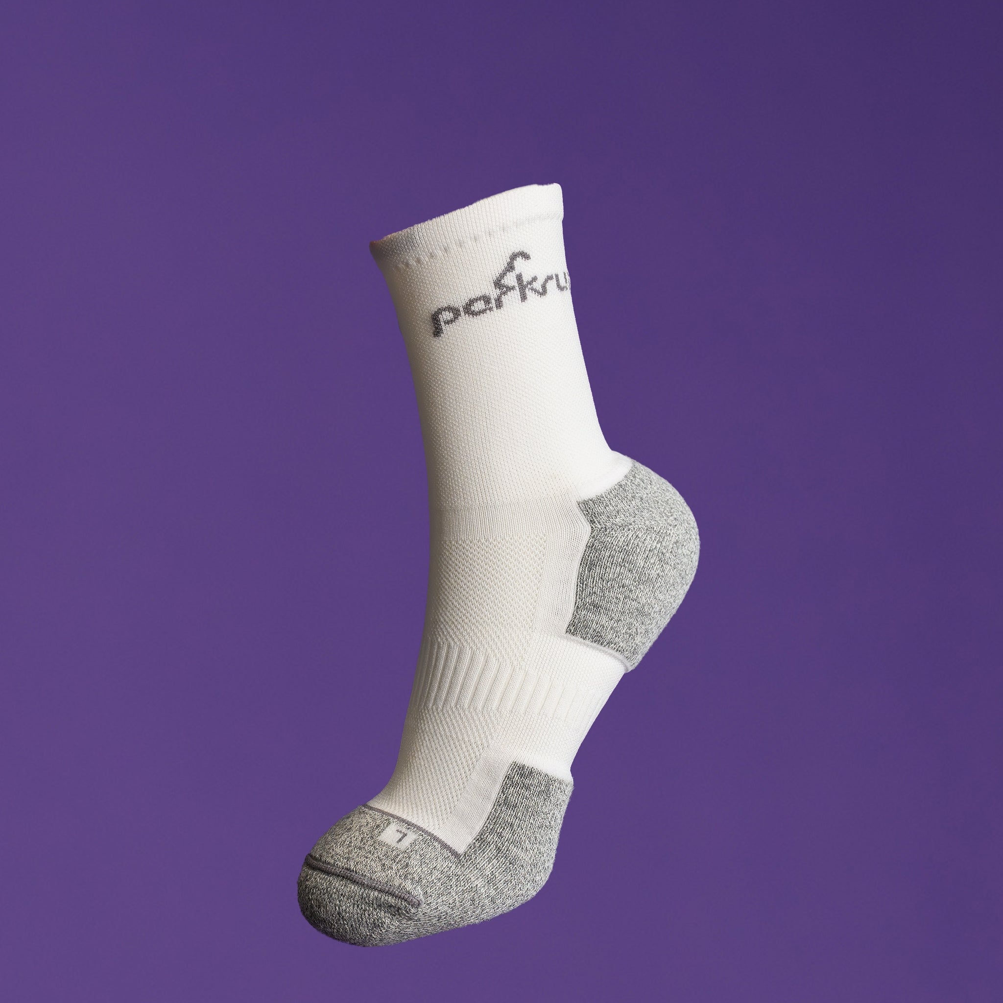 Half Crew Socks - White