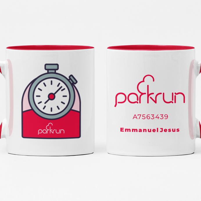 parkrun Stopwatch Bingo Challenges Mug