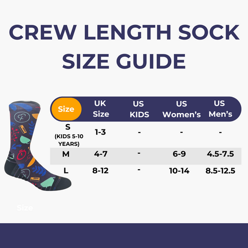 Crew Length parkrun Patterned Socks