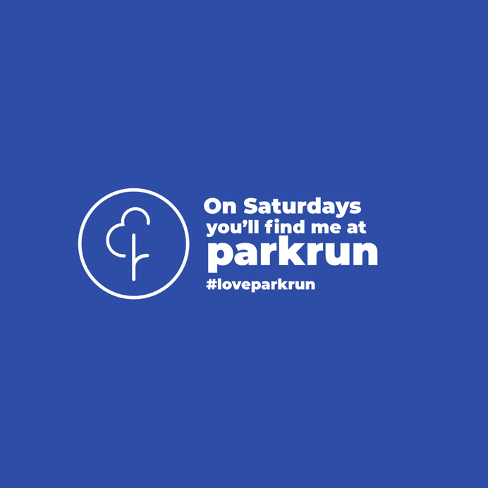 Bumper sticker - On Saturdays you'll find me at parkrun