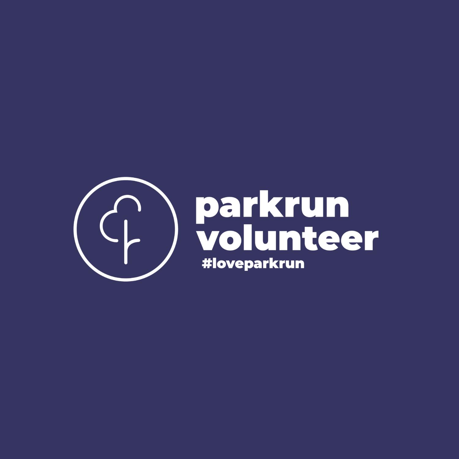 Bumper sticker - parkrun volunteer