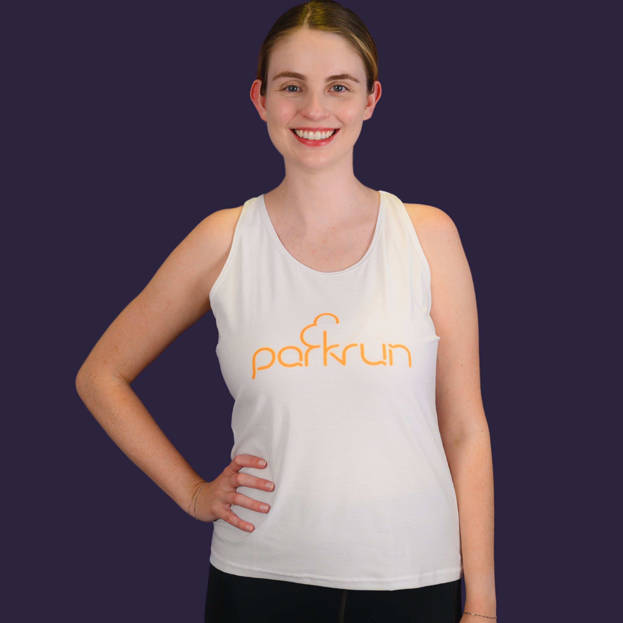 parkrun Women's Singlet - White