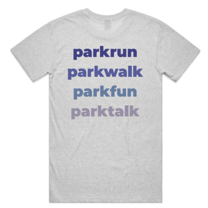 Men's parkrun parkwalk parkfun parktalk - Cotton T-Shirt