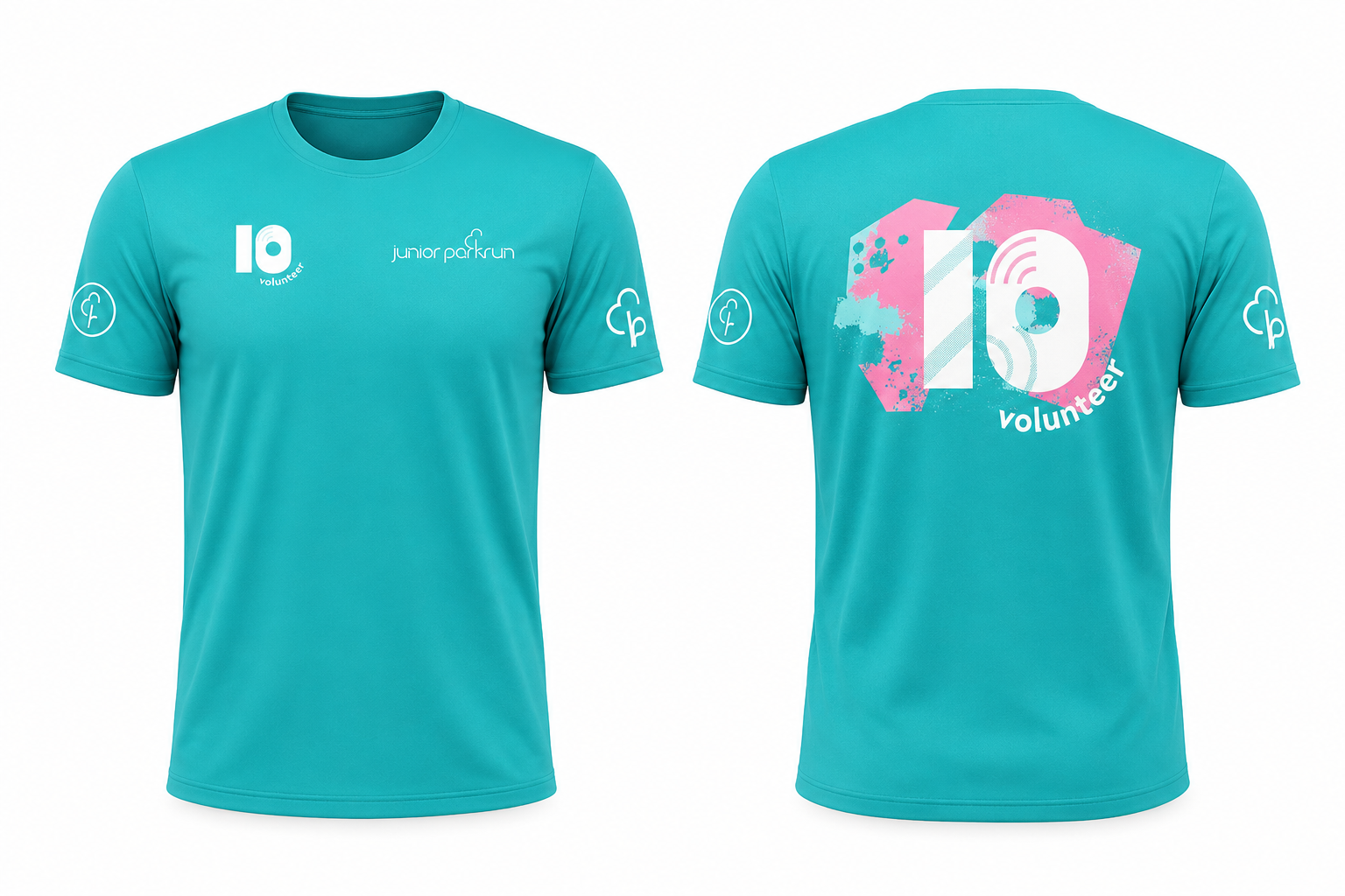 junior parkrun Volunteer Milestone 10 Tee