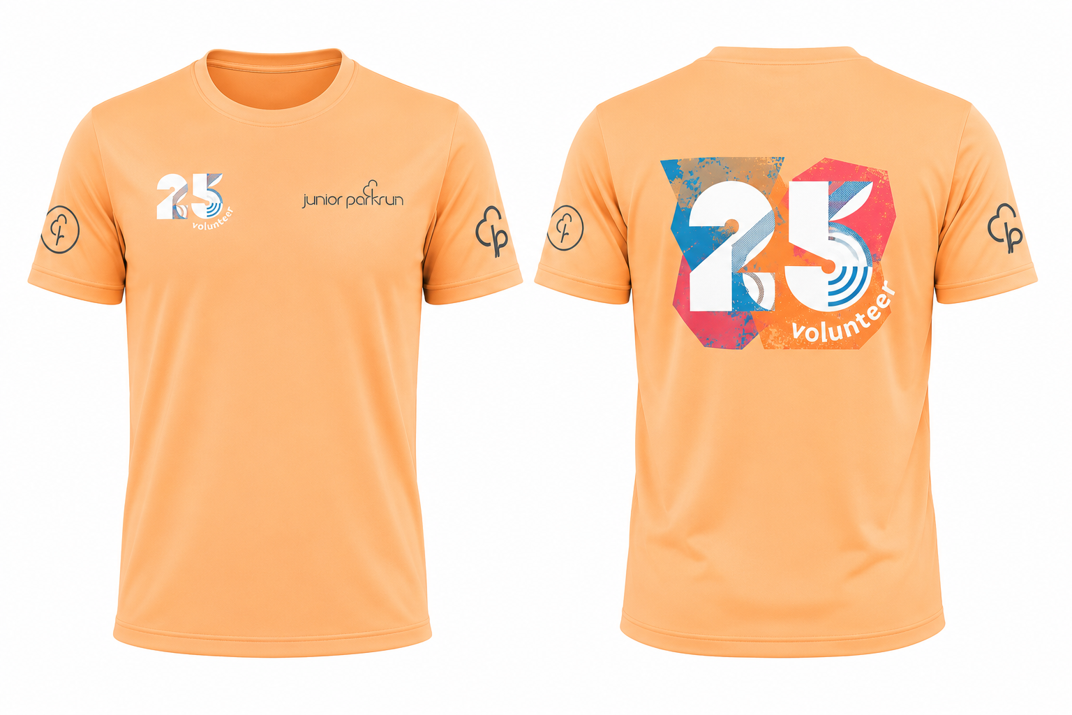 junior parkrun Volunteer Milestone 25 Tee