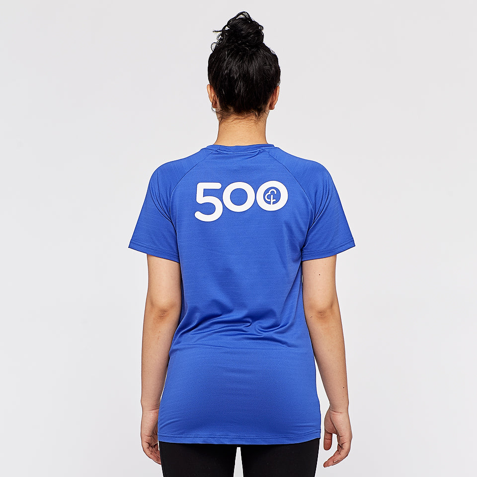 parkrun Milestone Women's T-Shirt 500 - Blue